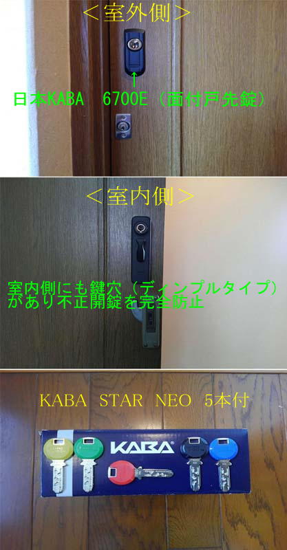 日本KABA　6700E　滋賀ロックサービス